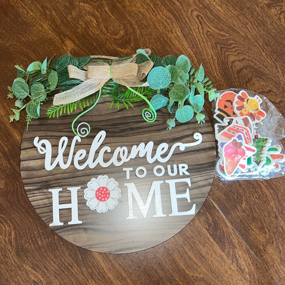 Welcome Door Wreath
